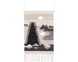 BELIANI SANGAR - Wanddecoratie - Multicolor - Katoen