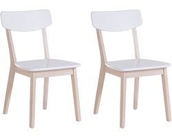 BELIANI SANTOS - Eetkamerstoel - Lichte houtkleur - MDF