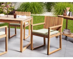 BELIANI SASSARI PREMIUM - Zitkussen set van 8 - Lichtgroen - Polyester