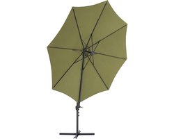 BELIANI SAVONA II - Zweefparasol - Olijfgroen - Polyester