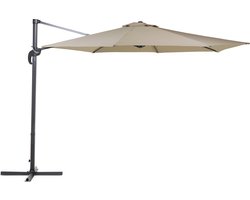 Beliani SAVONA - Zweefparasol - Beige - Kunststof