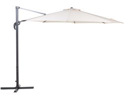 BELIANI SAVONA - Zweefparasol - Lichtbeige - Polyester