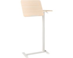 BELIANI SCHOLA - Laptoptafel - Lichtbruin/Wit - 70 x 40 - Vezelplaat