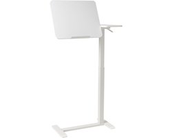 BELIANI SCHOLA - Verstelbare laptoptafel - Wit - 70 x 40 - Vezelplaat