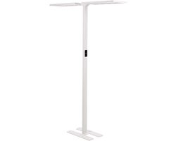 BELIANI SCULPTOR - Staande lamp - Wit - Aluminium
