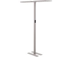 BELIANI SCULPTOR - Staande lamp - Zilver - Aluminium