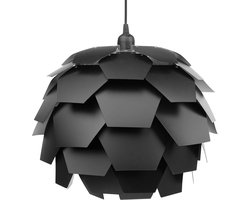 BELIANI SEGRE - Hanglamp - Zwart - Synthetisch materiaal