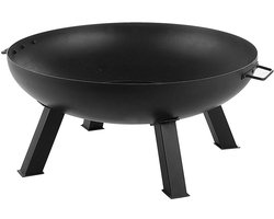Beliani SEMPU - Vuurkorf - Zwart - Staal