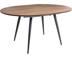 BELIANI SENIAC - Uitschuifbare eettafel - Lichtbruin - MDF