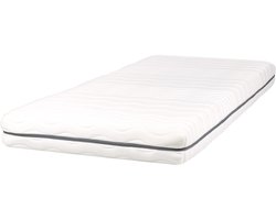 BELIANI SERENITY - Traagschuimmatras - Wit - 90 x 200 cm - Traagschuim