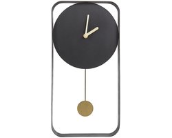 BELIANI SERVOZ - Wandklok - Zwart - Staal