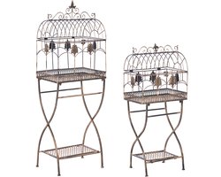 BELIANI SICILY - Set van 2 rekken - Zwart - IJzer