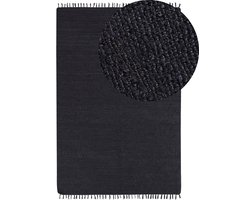 BELIANI SINANKOY - Laagpolig tapijt - Zwart - 200 x 300 cm - Jute