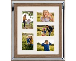 Beliani SINTA - Fotolijst - Zilver - Glas