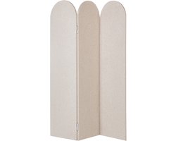 BELIANI SLIMMY - Kamerscherm - Beige - 160 x 120 cm - Polyester