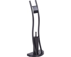 Beliani SOACHA - Badkamer accessoires - Zwart - Staal