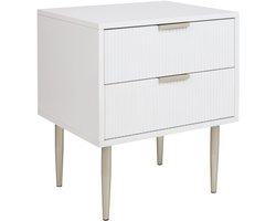 BELIANI SOHO - Nachtkastje - Wit - MDF