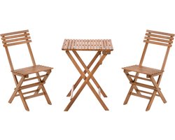 BELIANI SOLAROLO - Bistroset - Bruin - Gecertificeerd acaciahout