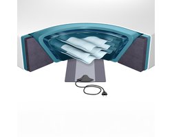BELIANI SOLERS - Waterbed set - Wit - 160 x 200 cm - Schuimstof