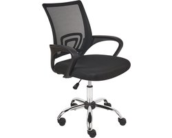 BELIANI SOLID - Bureaustoel - Zwart - Polyester