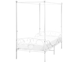 BELIANI SORMERY - Eenpersoonsbed - Wit - Metaal