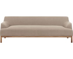 BELIANI SOSJO - Driezitsbank - Taupe - Polyester