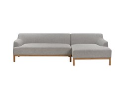 BELIANI SOSJO - Hoekbank - Grijs - Linkszijdig - Polyester