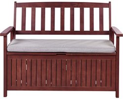 BELIANI SOVANA - Tuinbank - Mahonie/Grijs - Acaciahout