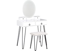 Beliani SOYE - Kaptafel - Wit - MDF