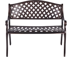 BELIANI STAGGIA - Tuinbank - Bruin - Metaal