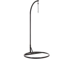 BELIANI STAN - Hangstoel - Zwart - Staal