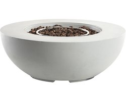 BELIANI SURTSEY - Vuurkorf - Lichtgrijs - Glasvezelbeton