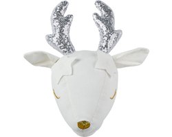 Beliani SUZY - Wanddecoratie - Wit - Katoen
