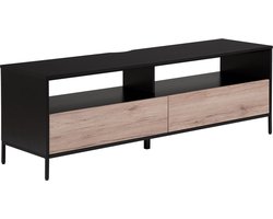 BELIANI SYDNEY - TV-meubel - Zwart - Spaanplaat