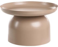 BELIANI TAGGART - Salontafel - Taupe - IJzer