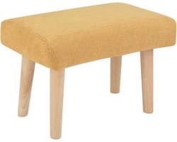 BELIANI TAKOMA II - Voetenbank - Geel - Polyester