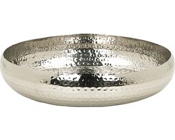 Beliani TANIS - Decoratieve schaal - zilver - Aluminium