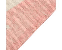 BELIANI TAPAK - Vloerkleed - Lichtbeige - Katoen