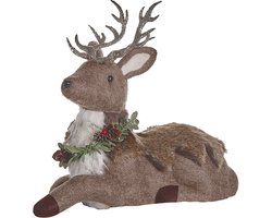 BELIANI TAPIO - Decofiguur - Bruin - Nepbont