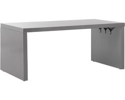 BELIANI TARANTO - Tuintafel - Grijs - 90 x 180 cm - Vezelcement