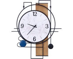 BELIANI TAVEL - Wandklok - Meerkleurig - MDF