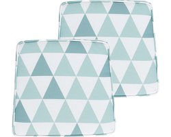 BELIANI TERNI - Sierkussen set 2 - Lichtblauw - Polyester