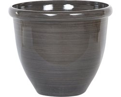 BELIANI TESALIA - Plantenbak - Donkerbruin - 49 cm - Polyresin