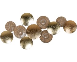 BELIANI THALLIUM - Wanddecoratie - Goud - Ijzer