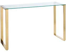 BELIANI TILON - Sidetable - Transparant - Veiligheidsglas
