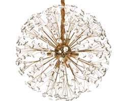 BELIANI TIMANE - Kroonluchter - Messing/Transparant - Glas