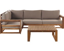 Beliani TIMOR - - lichte houtkleur - FSC® gecertificeerd acaciahout