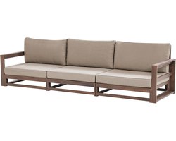 BELIANI TIMOR - Tuinbank 3-zits - Taupe - FSCÂ® gecertificeerd acaciahout