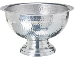 Beliani TIWANAKU - Decoratieve schaal - Zilver - Aluminium