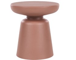 BELIANI TOFET - Bijzettafel - Goudbruin - Synthetisch materiaal